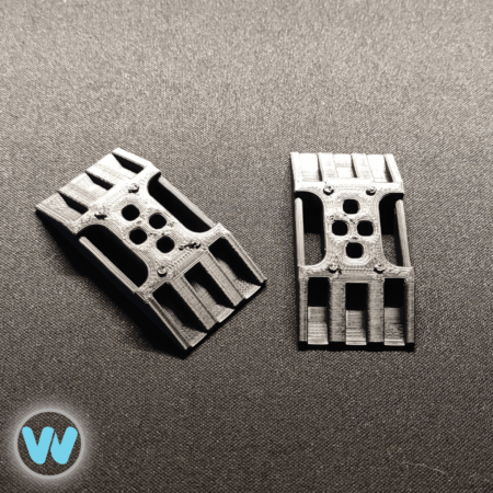 Fußplatte für Absperrschranke od. Leitbarke 3D Druck schwarz
