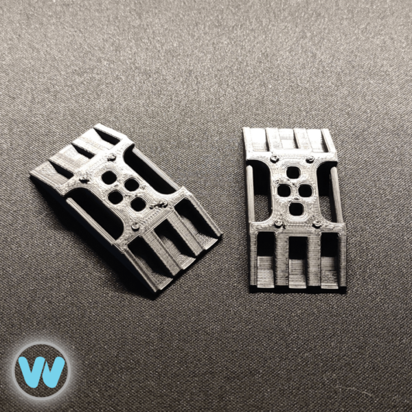 Fußplatte für Absperrschranke od. Leitbarke 3D Druck schwarz