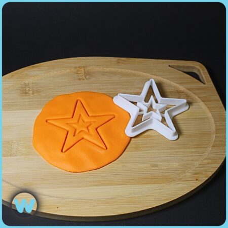 Ausstechform "doppelter Stern"