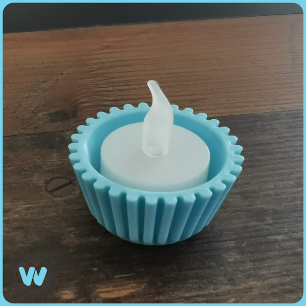 2er Set Teelicht "Cupcake"