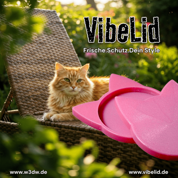 VibeLid - Kitten | Flexibler Deckel für Getränkedosen | 330ml / 500ml (nicht RedBull)