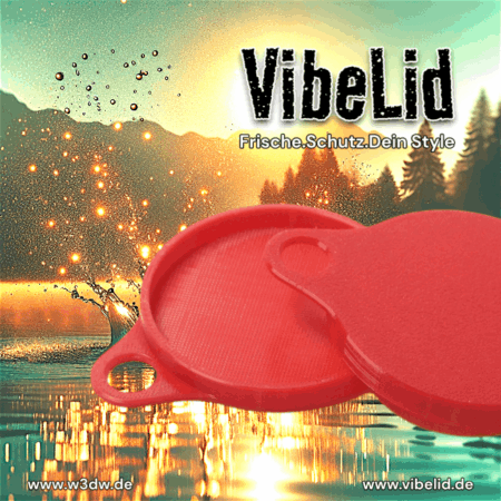 VibeLid - Most Popular | Flexibler Deckel für Getränkedosen | 250ml (RedBull)