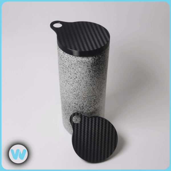 VibeLid – Carbon | Flexibler Deckel für Getränkedosen | 250ml (RedBull) – Bild 2